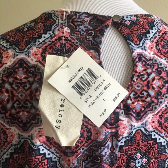 Retrology NWT boho style sleeveless summer top​ - Picture 5 of 6